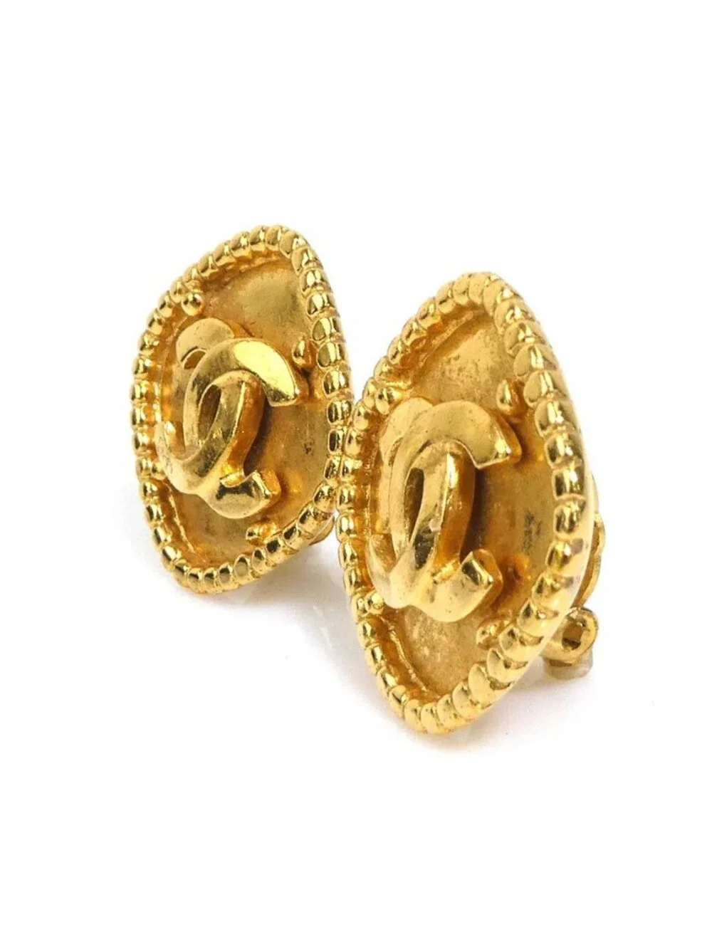 Chanel Earrings CC Logo